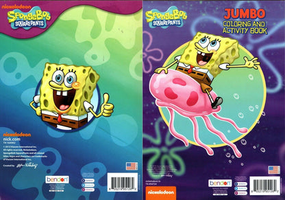 SpongeBob Seas the Day & Absorbing Adventures - Jumbo Coloring & Activity Book