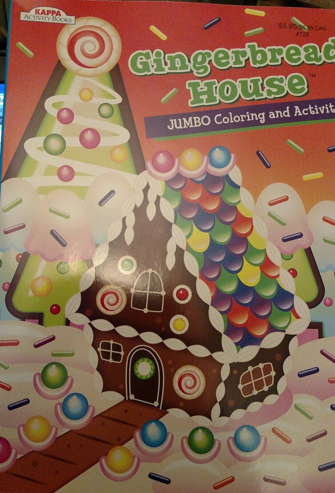 Gingerbread House Jumbo Coloring & Activity Book