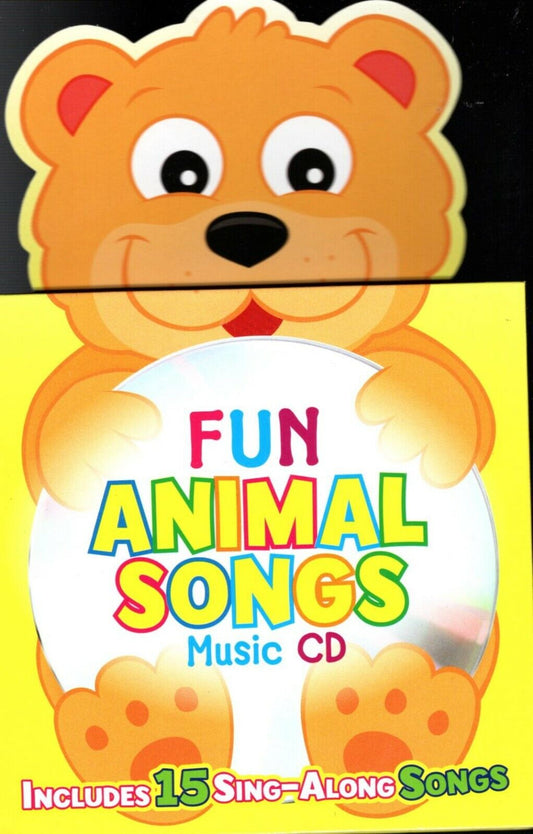 Fun Animal Songs - Educational Book + Music CD Includes 15 Songs