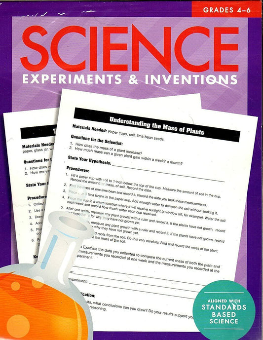 Teaching Tree Science Experiments and Inventions - Workbook - Grades 4 - 6