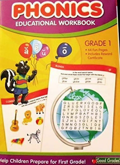 Phonics Educational Workbook Grade 1