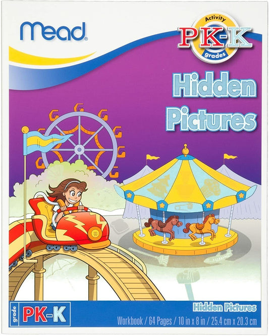 Mead Hidden Picture Workbook, Grade PK-K Book