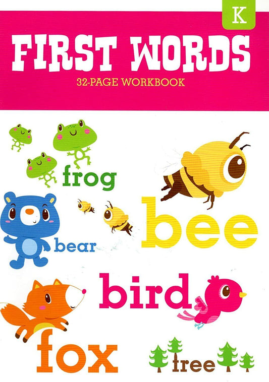 Educational Workbooks - Kindergarten - First Words