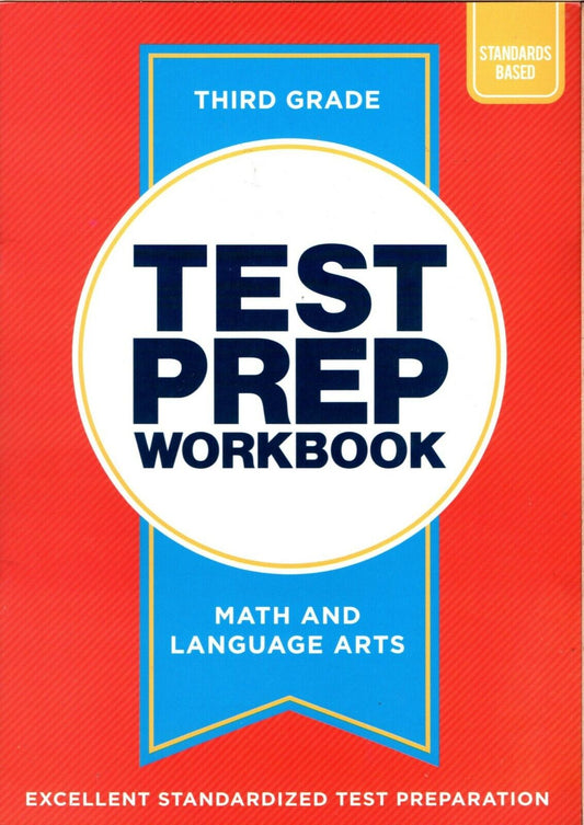 Third Grade Math & Language Arts Standards Based Excellent Standardized Test Pre