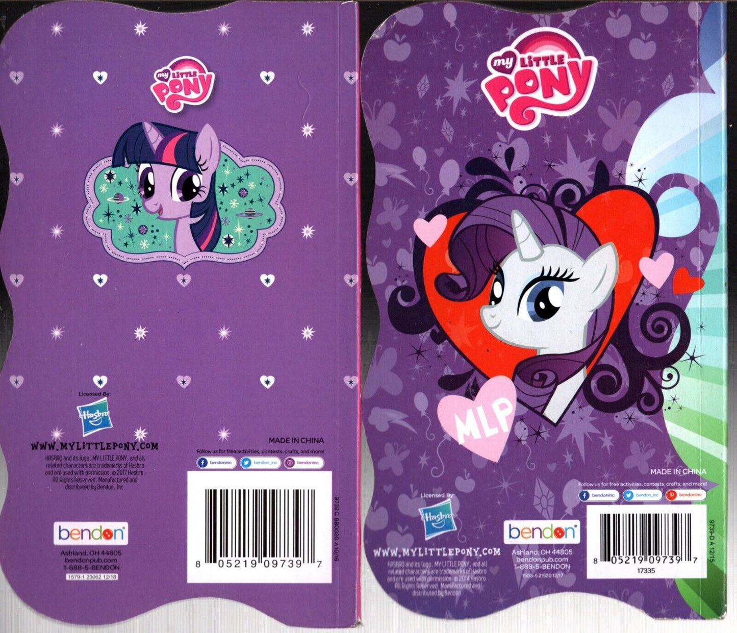 My Little Pony Princess Twilight Sparkle`s & Rarity`s - Children's Board Book