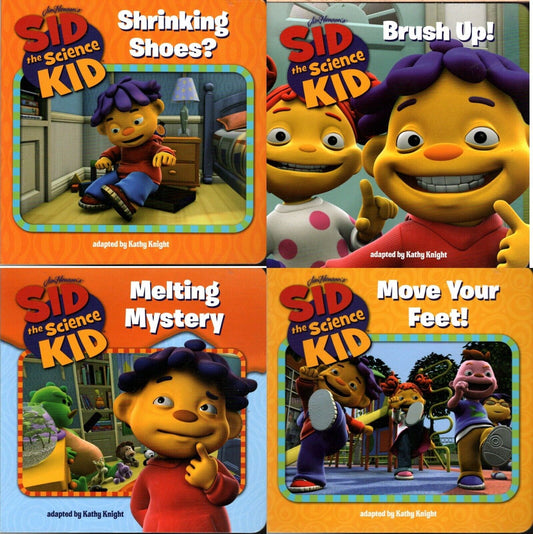 Sid the Science Kid - Children's Board Book (Set of 4 Books)