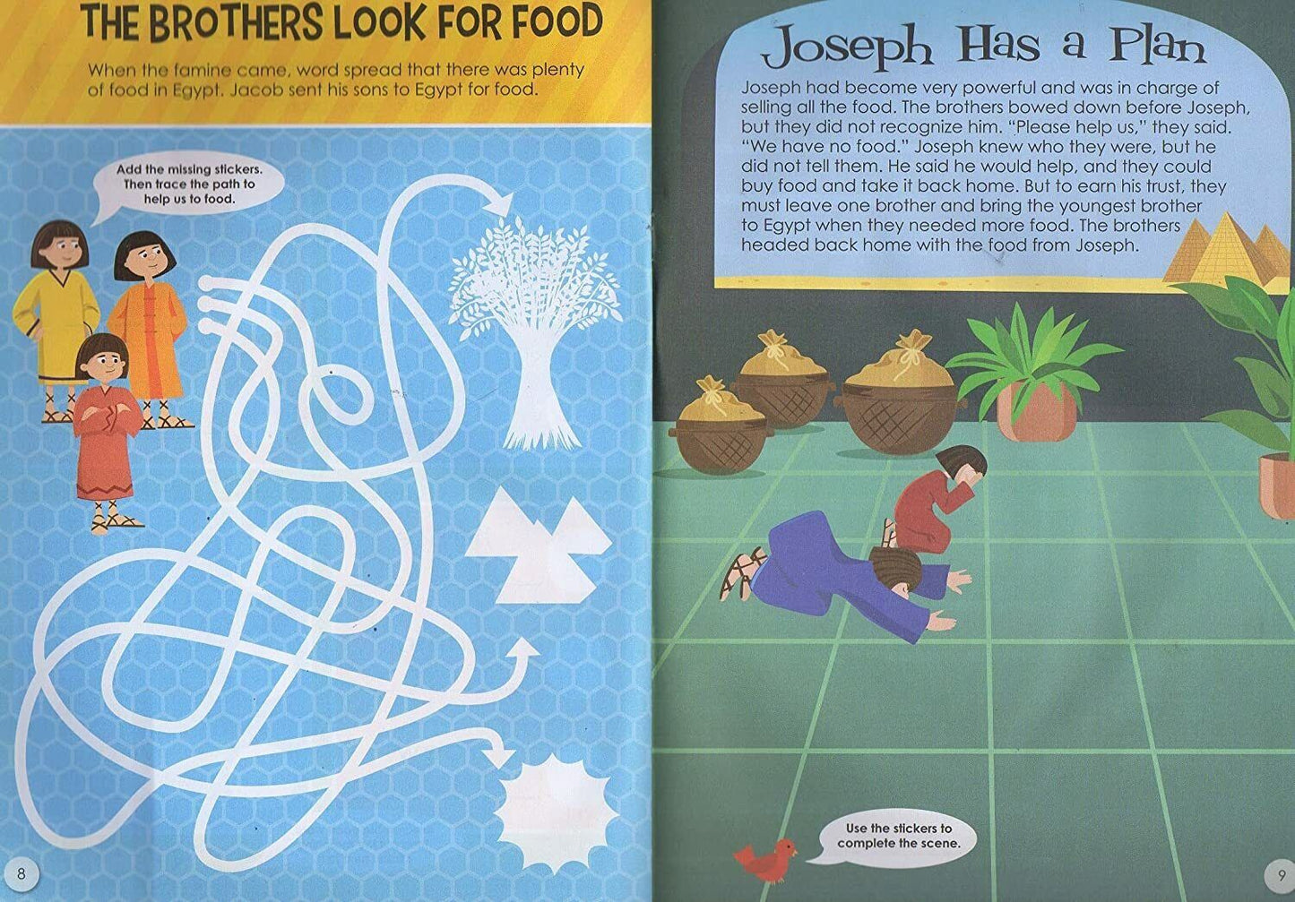 Big Book of Stickers - The Story of Joseph - Activity Book