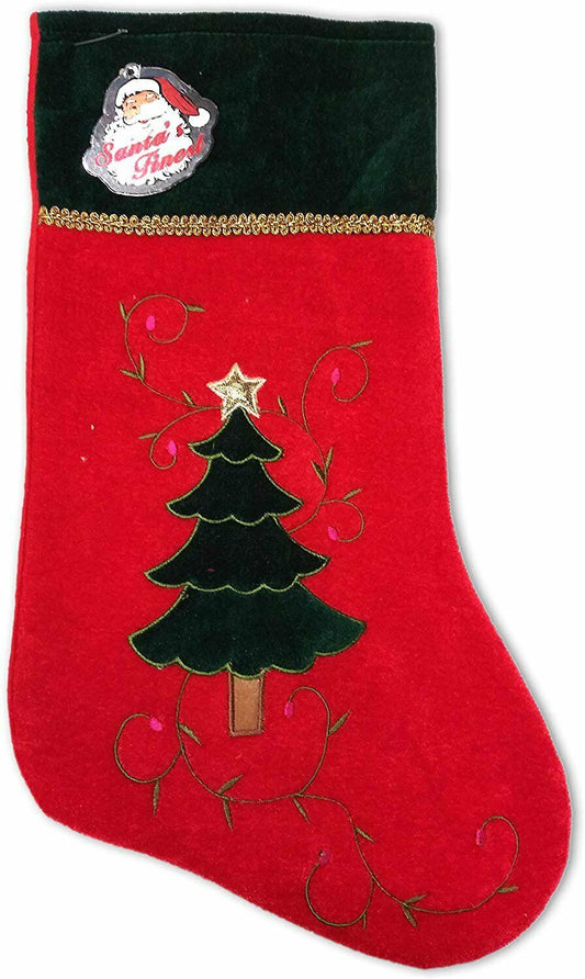 SANTA'S FINEST Christmas Stockings, 19 Inch