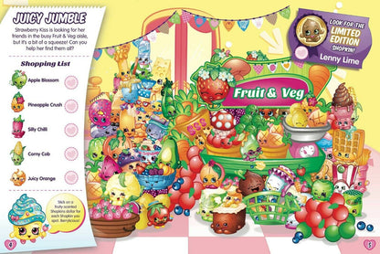 Shopkins Seek and Find Sticker Book