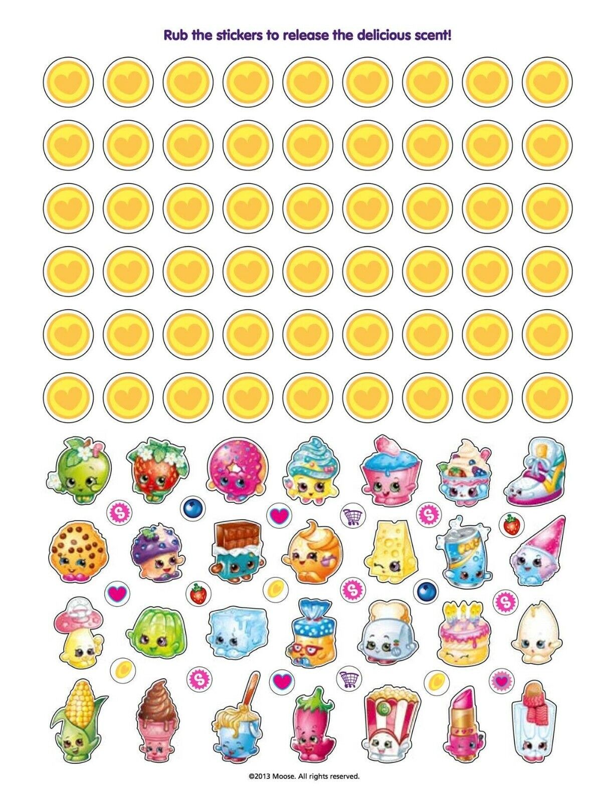 Shopkins Seek and Find Sticker Book