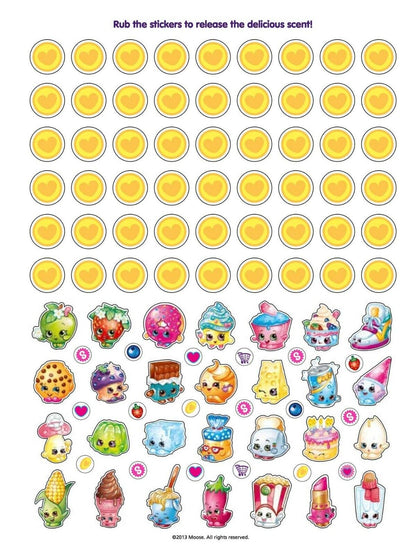 Shopkins Seek and Find Sticker Book