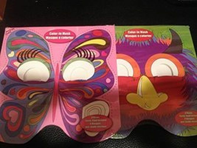 Color in Mask Party Favor Fun