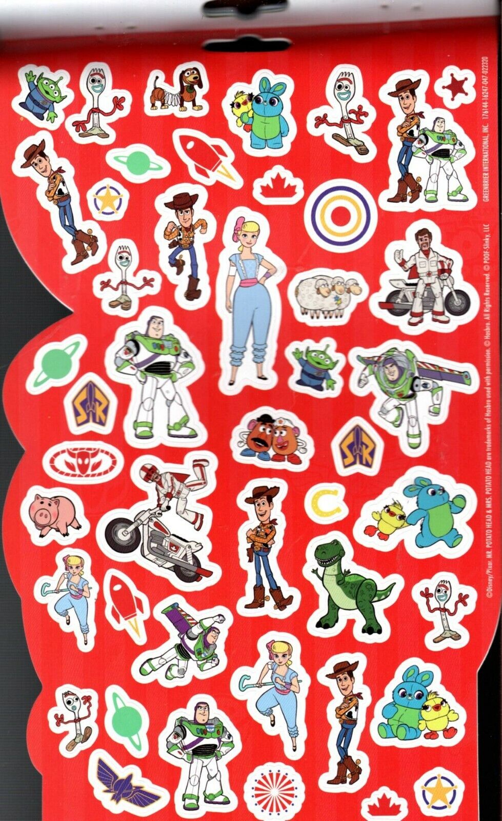Disney Pixar Toy Story 4 - Over 150 Includes Stickers Collection Book