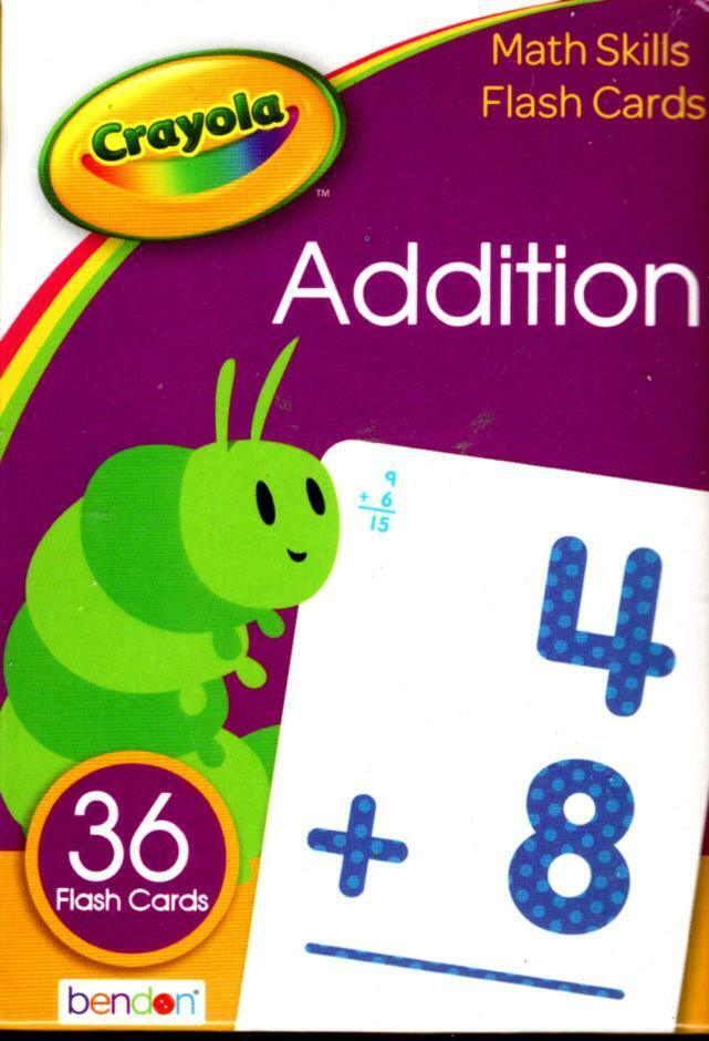 Crayola - Math Skills Flash Cards - Addition 36 Flash Cards