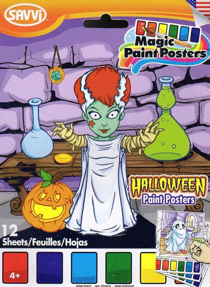 Savvi Magic Paint Posters - Halloween - v3