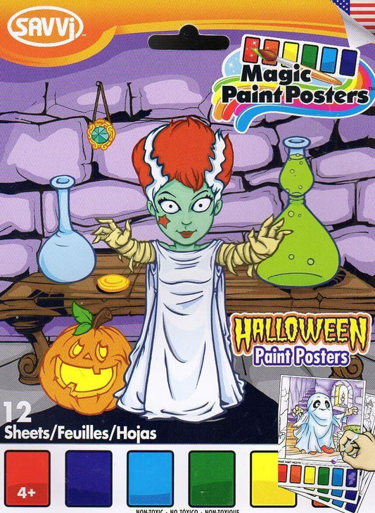 Savvi Magic Paint Posters - Halloween - v3