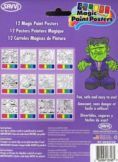 Savvi Magic Paint Posters - Halloween - v3
