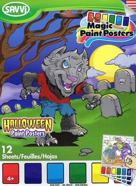 Savvi Magic Paint Posters - Halloween - v2