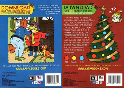 Christmas Holiday - Activity Book ~ Santa's Helper & Snow Day (Set of 2 Books)