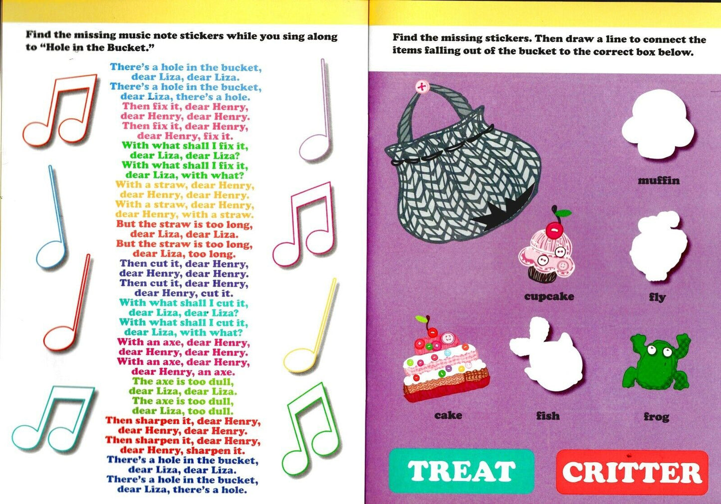 Stick-to Learning - Same or Different, Big or Little, Sorting, Opposites