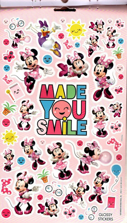 Disney Junior Minnie - Over 150 Includes Puffy, Glitter, Foil, Gloss Stickers