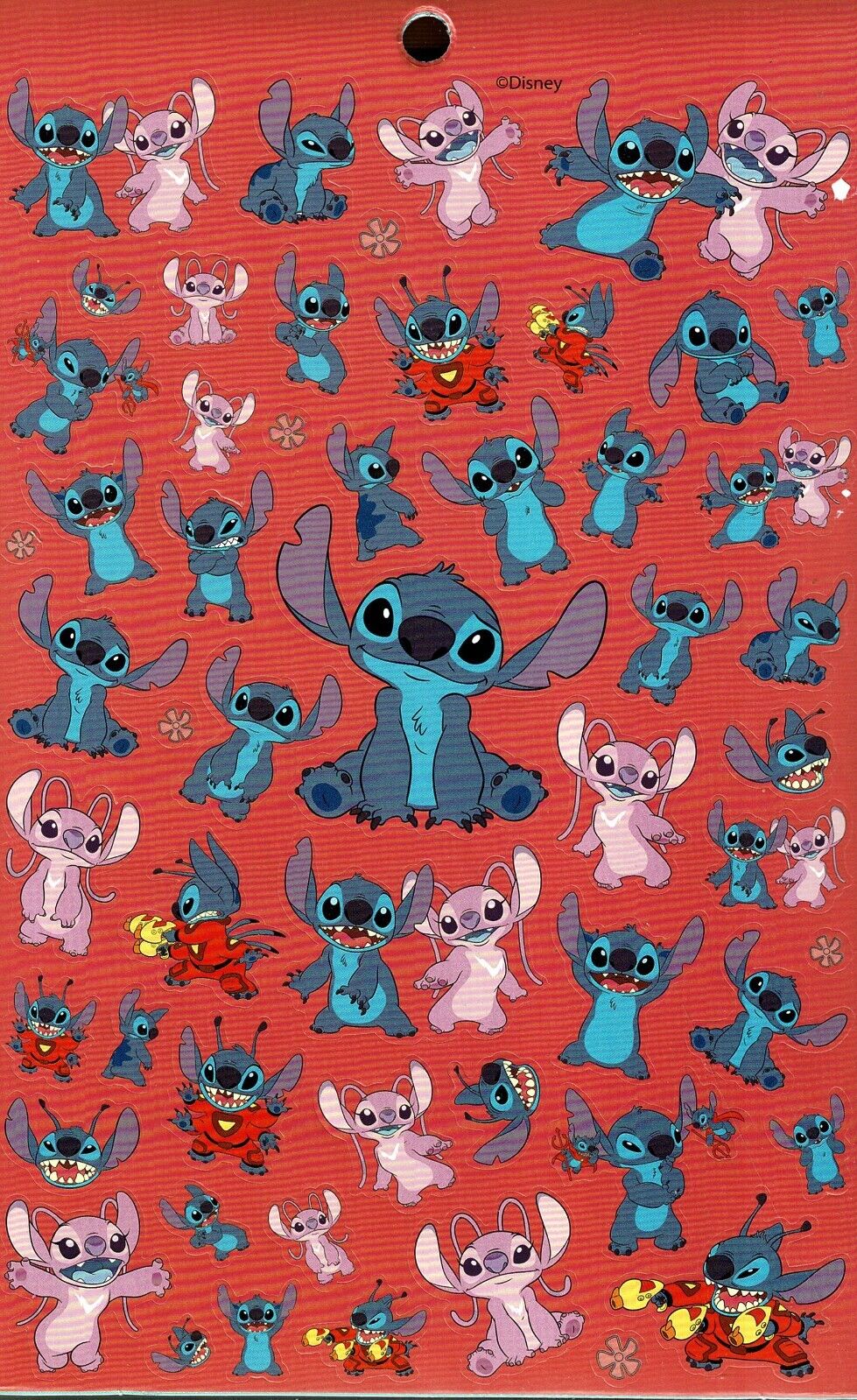 Disney Stitch - Over 200 Stickers 4 Sheet Sticker Books (Set of 2)