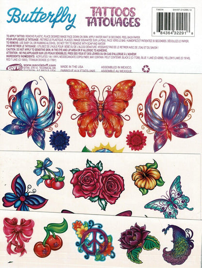 Savvi - Butterfly - 25 Classic Tattoos