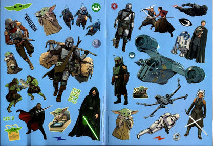 Disney Star Wars - StickerTivity - I Am Grogu & Cute and Hungry (Set of 2 Books)