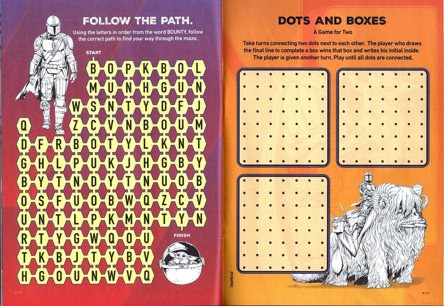 Disney Star Wars - StickerTivity - I Am Grogu & Cute and Hungry (Set of 2 Books)