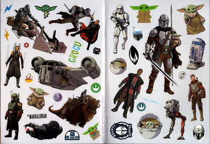 Disney Star Wars - StickerTivity - I Am Grogu & Cute and Hungry (Set of 2 Books)