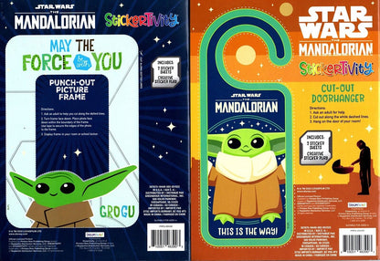 Disney Star Wars - StickerTivity - I Am Grogu & Cute and Hungry (Set of 2 Books)