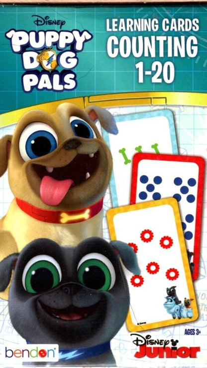 Disney - Puppy Dog Pals - Counting 1-20 - Learning Cards 36 Flash cards