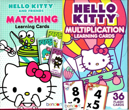 Hello Kitty and Friends - Matching & Multiplication - Learning 36 cards Set