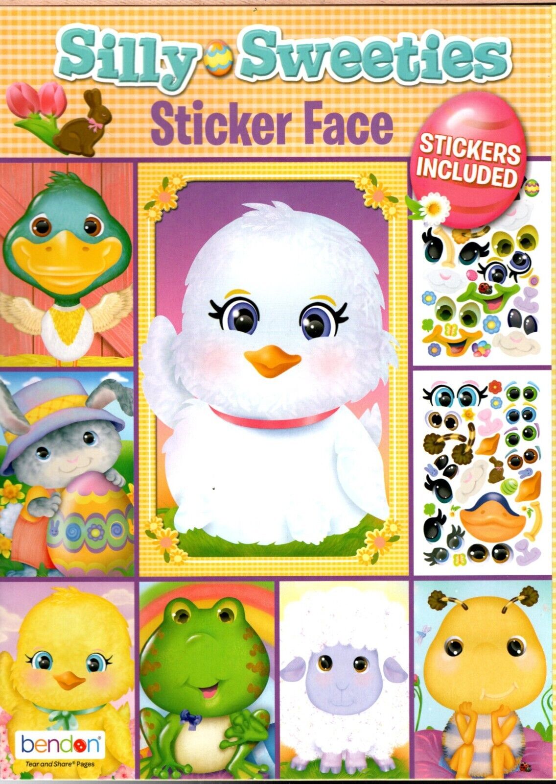 Silly Sweeties Sticker Face - Sticker Activity Book v2