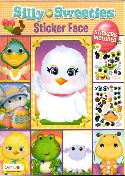 Silly Sweeties Sticker Face - Sticker Activity Book v2