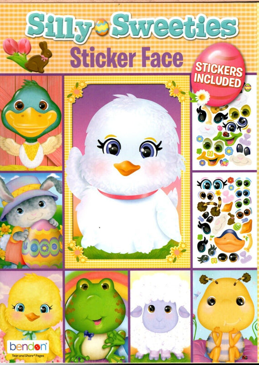 Silly Sweeties Sticker Face - Sticker Activity Book v2
