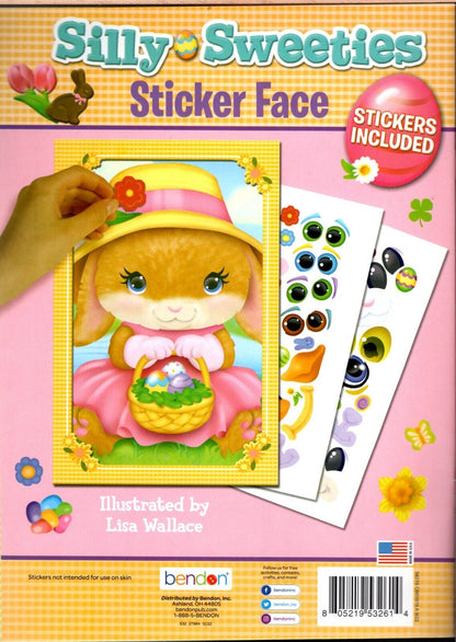 Silly Sweeties Sticker Face - Sticker Activity Book v2