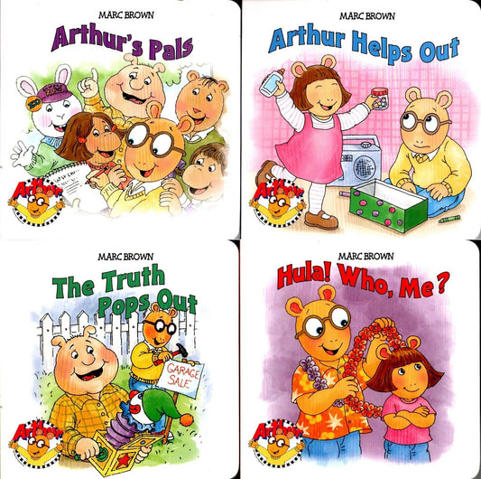 Arthur`s Pals, Arthur Helps Out, The Truth Pops Out and Hula! Who, Me? - Books