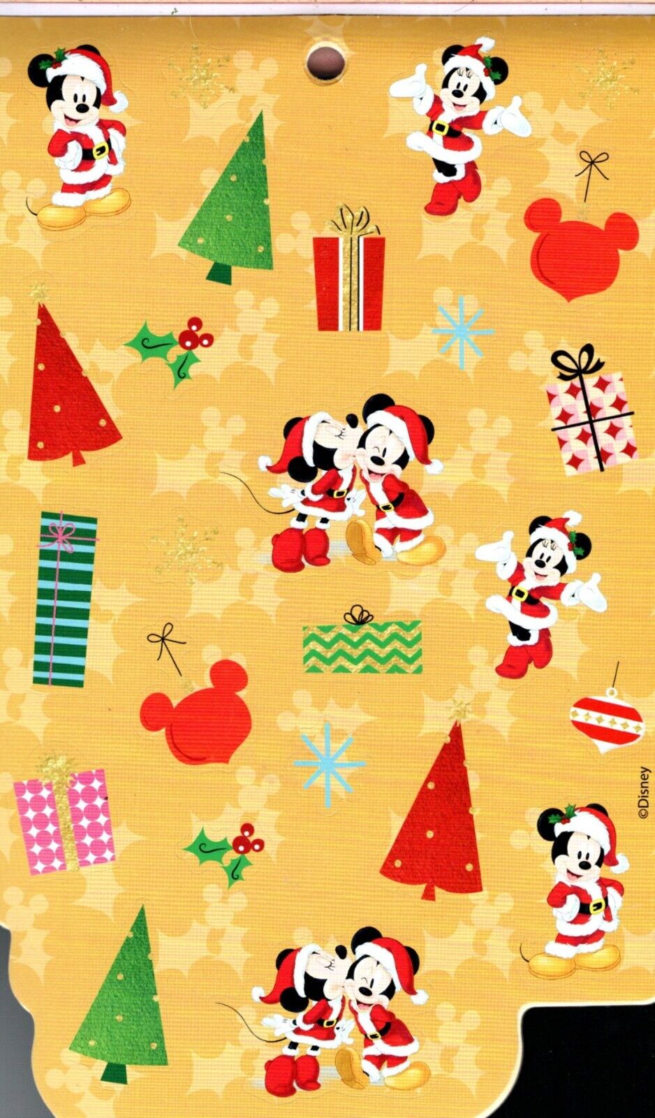 Christmas Holiday Disney Mickey - 125 Stickers Book