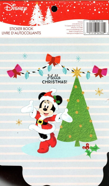 Christmas Holiday Disney Mickey - 125 Stickers Book