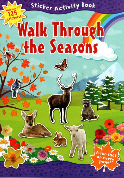 Sticker Activity Book - Walk Through The Seasons - with Over 125 Stickers