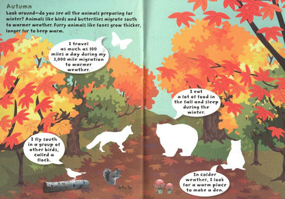 Sticker Activity Book - Walk Through The Seasons - with Over 125 Stickers