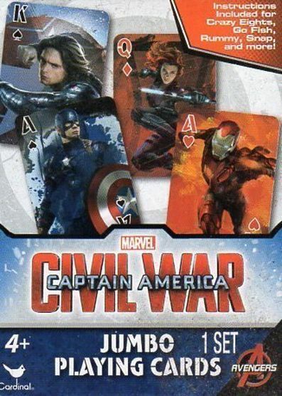 Marvel Captain America Civil War - Jumbo Playing Cards
