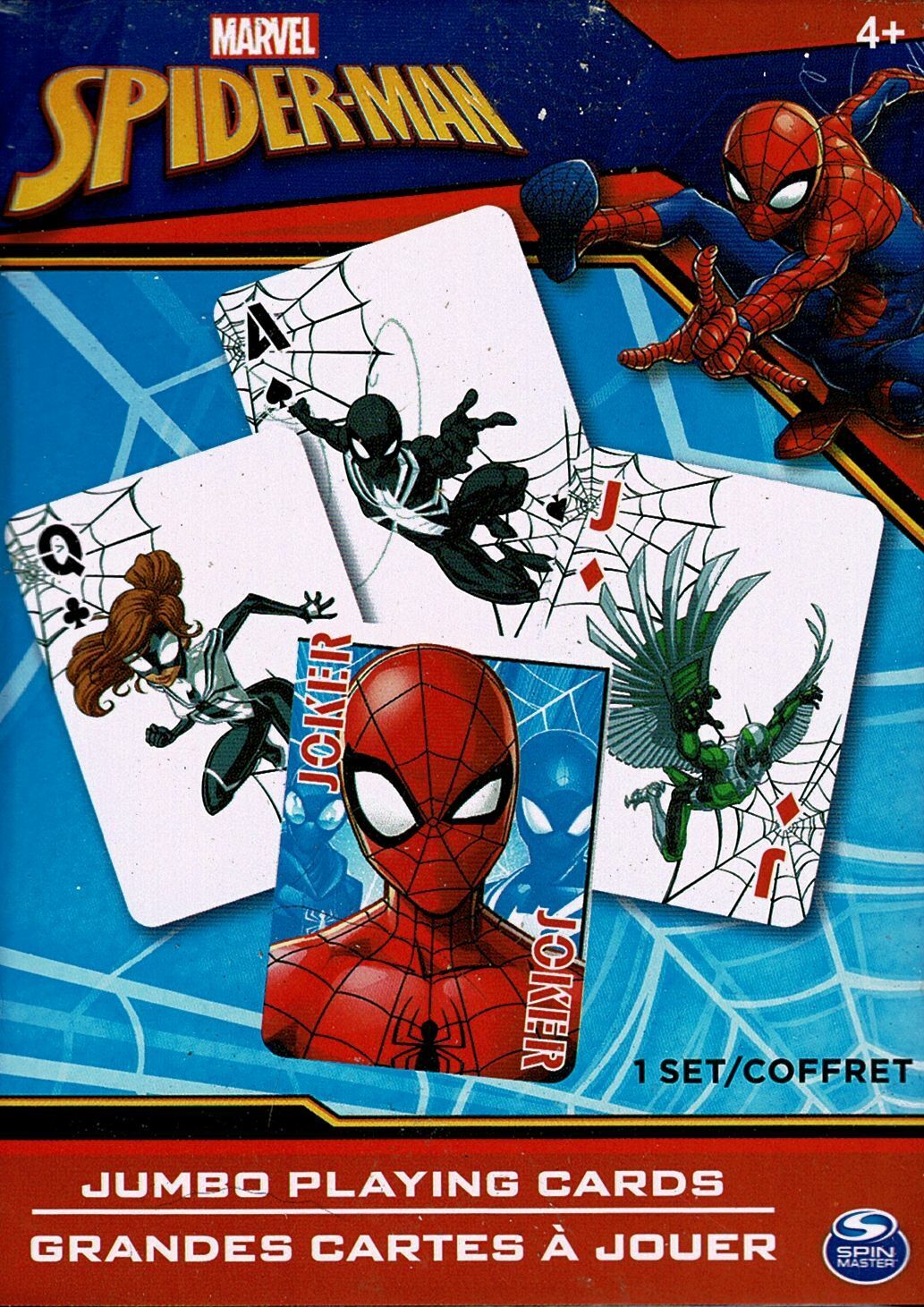 Marvel Spider-Man & Monster Jam - Jumbo Playing Cards (Set of 2)