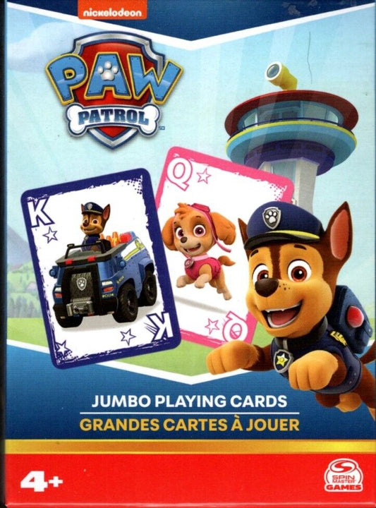 Nickelodeon Paw Patrol - 54 Jumbo Playing Cards