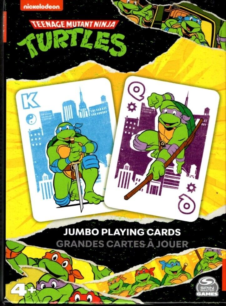 Nickelodeon Teenage Mutant Ninja Turtles - 54 Jumbo Playing Cards