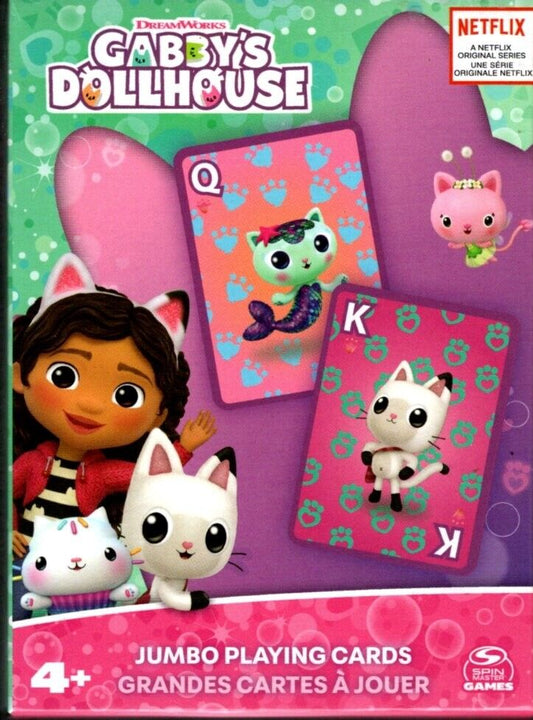 DreamWorks Gabby's DollHouse - 54 Jumbo Playing Cards