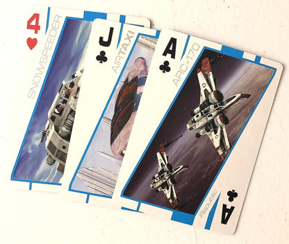 Star Wars Heroes Vehicles Playing Cards