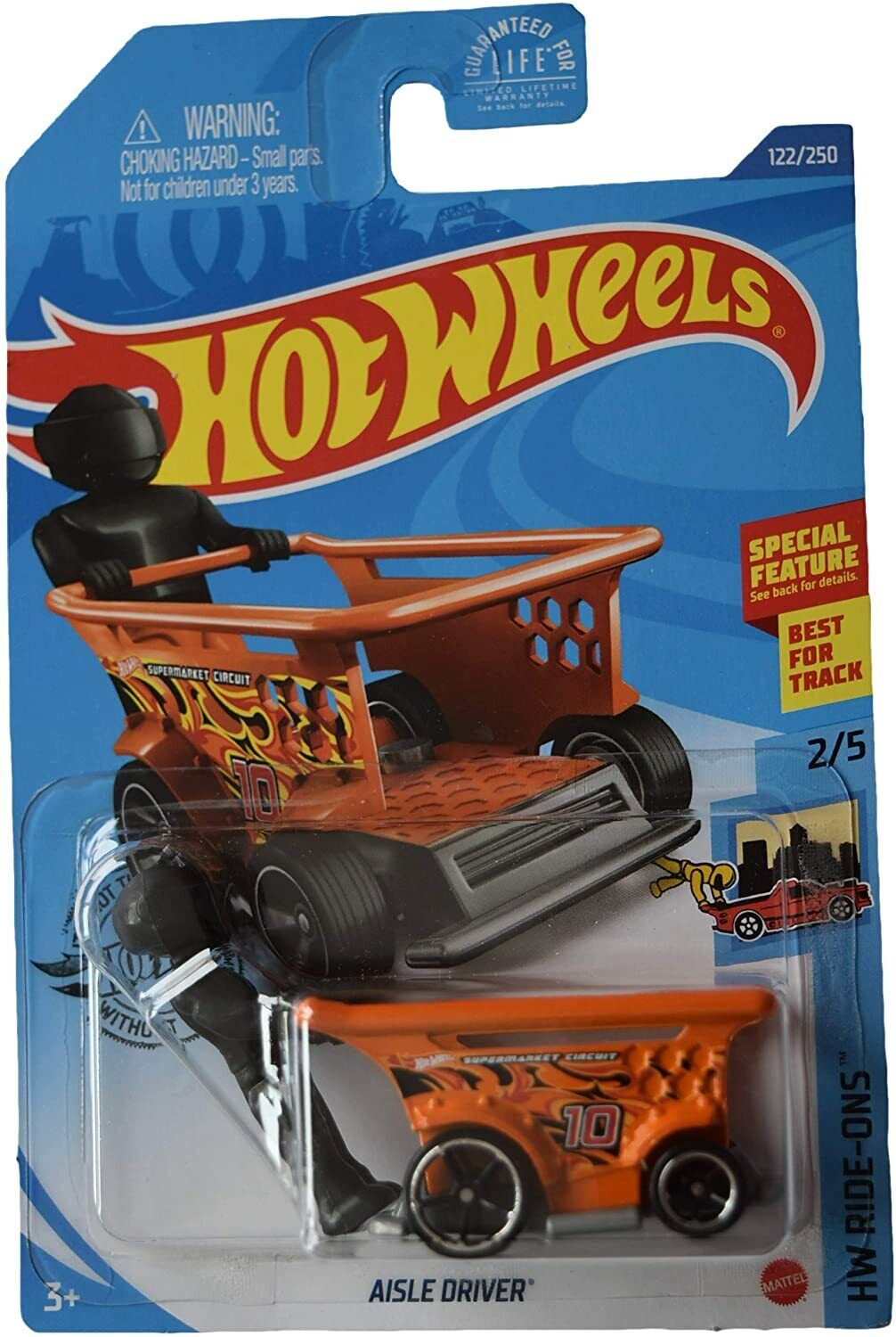 DieCast Hotwheels Aisle Driver [Orange/Black] 122/250, Ride Ons 2/5