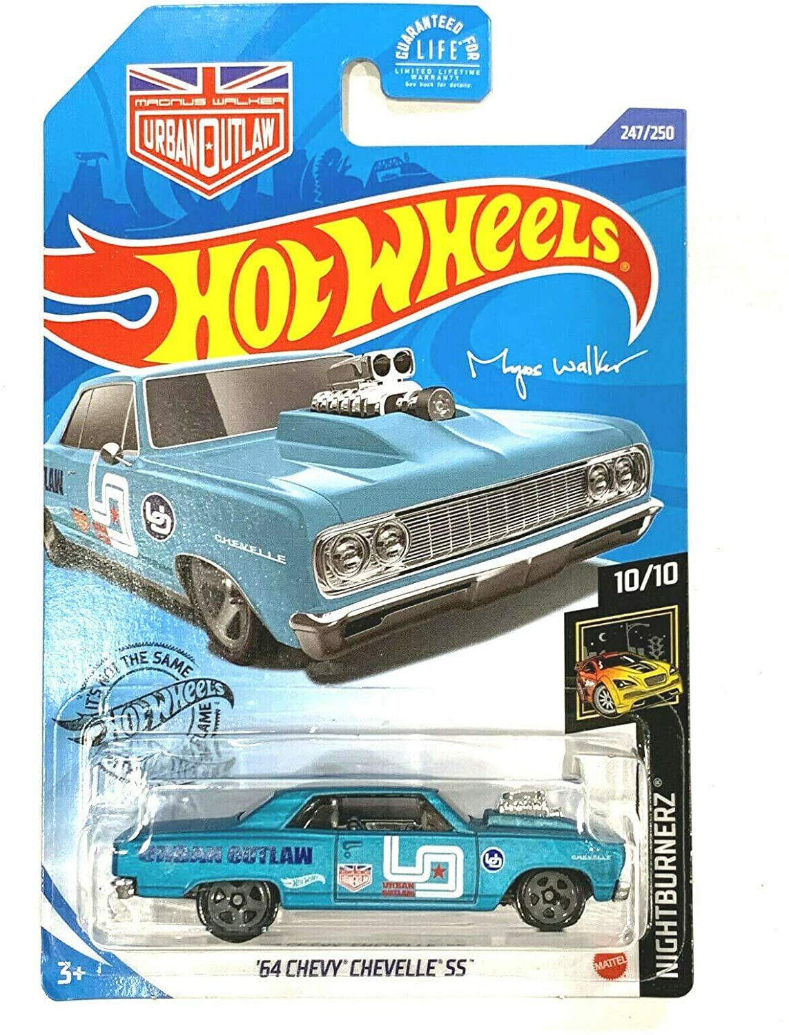 DieCast Hotwheels '64 Chevy Chevelle SS 247/250 [Night Burnerz 10/10]